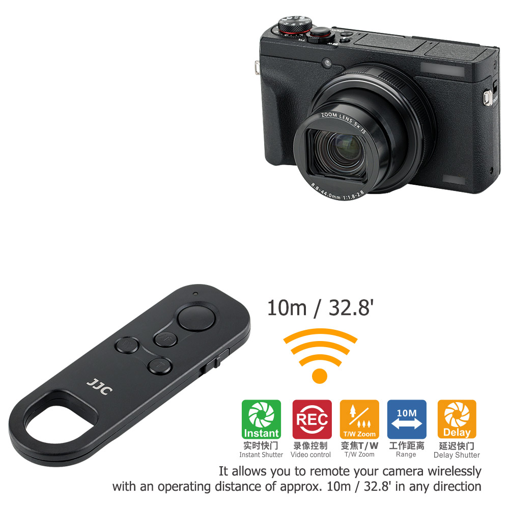 Canon Camera Eos M50 Mark Ii - JJC BR-E1 รีโมทคอนโทรลบลูทูธสำหรับ Canon PowerShot V1