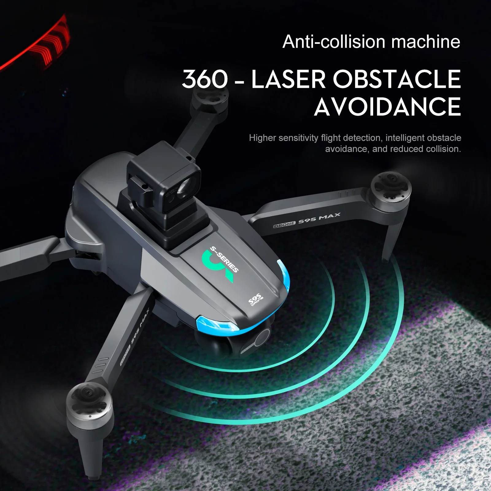 ใหม่S9S MAX MINI Drone 4K 2 แก - Drone Camera Night Vision บทวิจารณ์และราคา