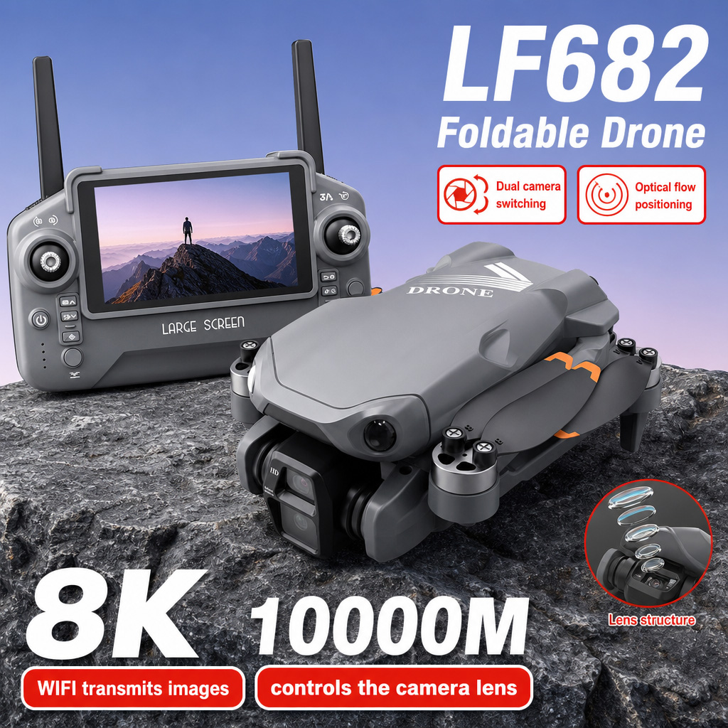 โดรนถ่ายภาพทางอากาศ LF682 8K H - Drone Camera Mount บทวิจารณ์และราคา