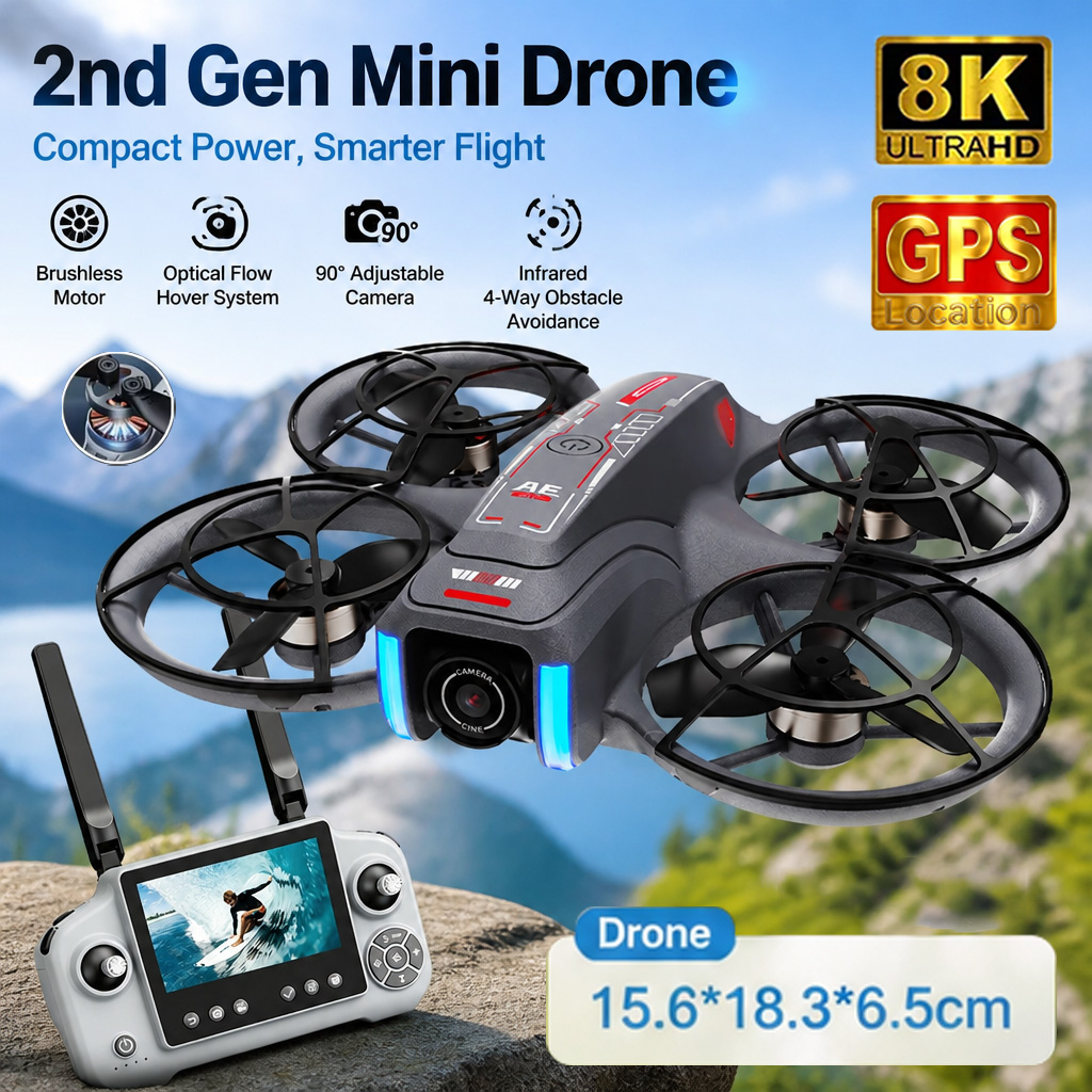 โดรน GPS รุ่นใหม่ AE21 รุ่นที่ - Drone Camera Night Vision บทวิจารณ์และราคา