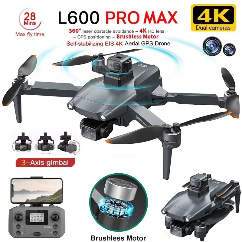 L600 PRO MAX GPS Drone Profess - Drone Camera Night Vision บทวิจารณ์และราคา