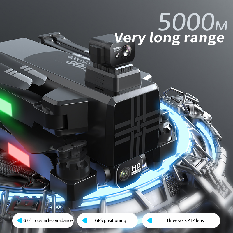 โดรน A380 4K HD สามแกนกันสั่นแ - Drone Camera Night Vision บทวิจารณ์และราคา