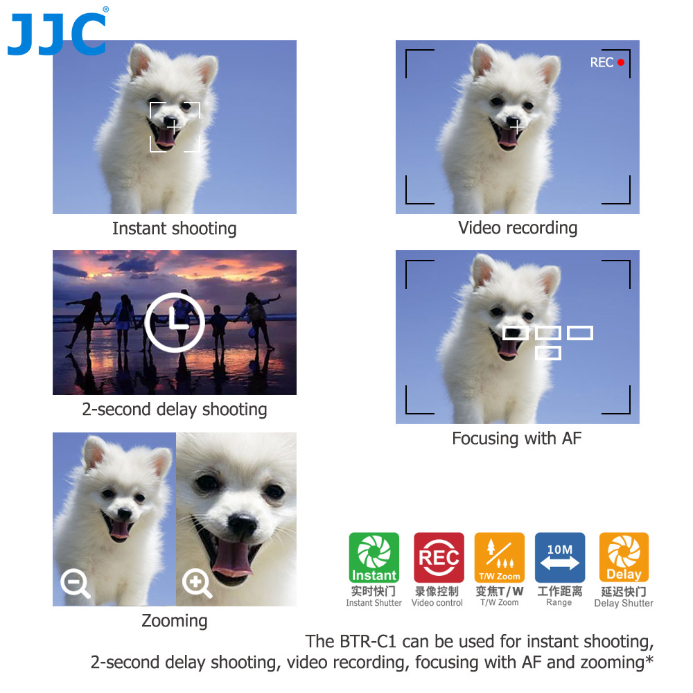 JJC BR-E1 รีโมทคอนโทรลบลูทูธสำ - Canon Camera Eos M50 Mark Ii บทวิจารณ์และราคา