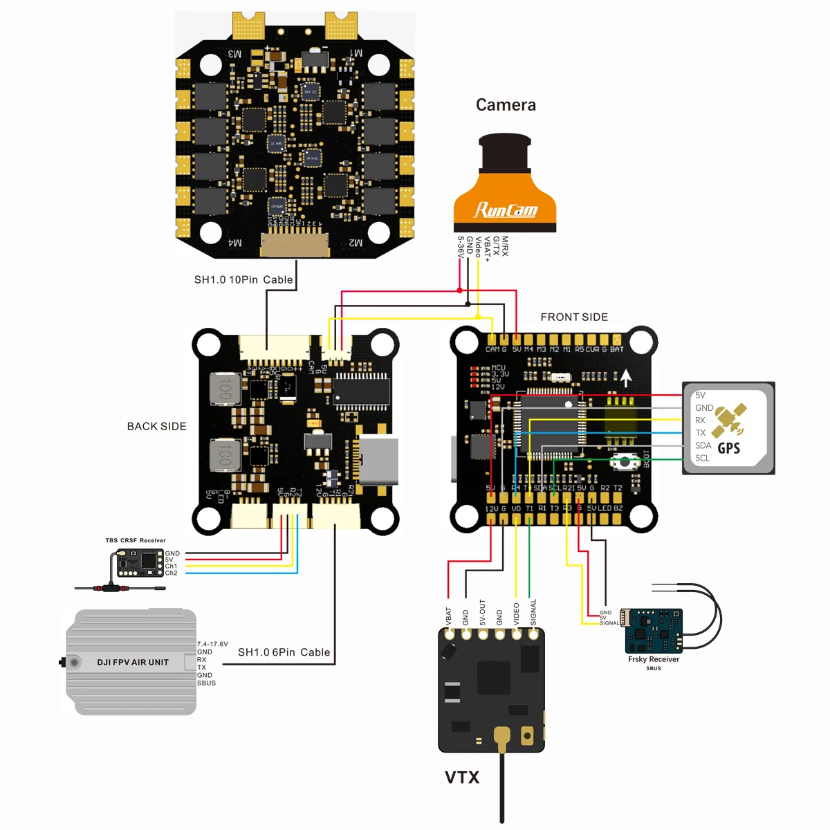 ชุดควบคุมการบิน F405 F4 FC 60A - Betaflight Fc F4 บทวิจารณ์และราคา